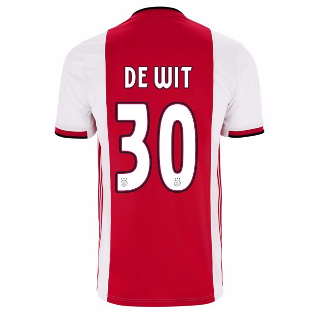 Trikot Ajax Heim De Wit 2019-20 Rote